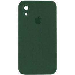 Чохол-накладка EpiK Silicone Case Square Full Camera Protective (AA) для Apple iPhone XR Cyprus Green