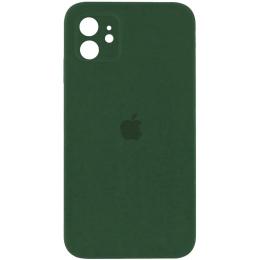 Чохол-накладка EpiK Silicone Case Square Full Camera Protective (AA) для Apple iPhone 11 Cyprus Green