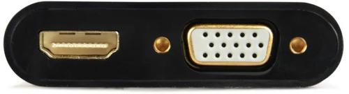 Перехідник Cablexpert VGA (тато) - HDMI/VGA (мама), 0.15 м Black (A-VGA-HDMI-02)
