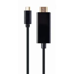 Відео-кабель Cablexpert A-CM-HDMIM-01 USB Type-C(тато) - HDMI(тато), 2m Black