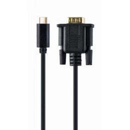 Відео-кабель Cablexpert A-CM-VGAM-01 USB Type-C(тато) - VGA(тато), 2m Black