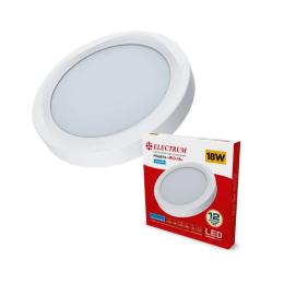 Світлодіодний світильник Electrum RIO 18W 4000K (B-LD-1965) настінний накладний круглий