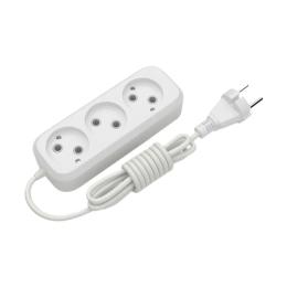 Мережевий фільтр Electrum (ABS) C-ES-1786 блоковий, 3 гнізда 3м