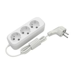 Мережевий фільтр Electrum (ABS) C-ES-1812 блоковий, 3 гнізда 5м із заземленням