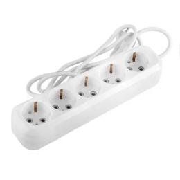 Мережевий фільтр Electrum (ABS) C-ES-1793 блоковий, 5 гнізд 3м із заземленням