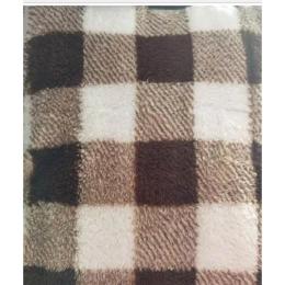 Плед Ardesto Flannel, 160х200 см Beige Brown клітинка 100% поліестер (ART0103PB)
