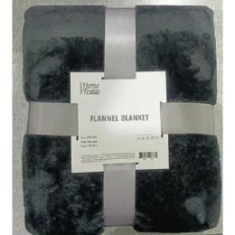 Плед Ardesto Flannel, 160х200 см Dark Gray 100% поліестер (ART0210SB)