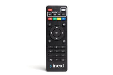 Пульт для медіаплеєра iNeXT до inext TV5, TV5 Ultra, TV4, 4K Ultra, TV2e, TV3, 4K2 із зоною програмування