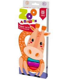 Набір для творчості Zirka ZOOліпашки Жираф для ліплення 12 кольорових стіків