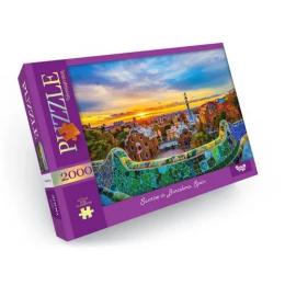 Пазл Danko Toys C2000-01-02 Світанок у Барселоні 2000 ел