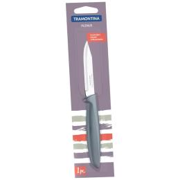 Кухонний ніж TRAMONTINA Plenus для овочів 76 мм Gray індивідуальний блістер (23420/163)