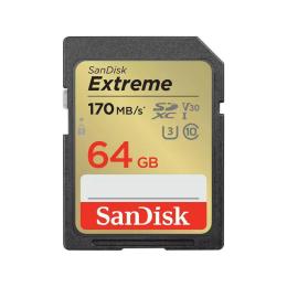 Карта памяті SanDisk SDSDXV2-064G-GNCIN Gold 64 GB SDXC UHS-I U3 V30 Extreme