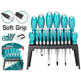 Набір викруток TOTAL THT250618 для точної механіки, 18шт.