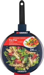 Сковорідка Ardesto Gemini Gourmet Aosta AR1924GMP Black з кришкою 24 см