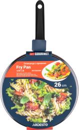 Сковорідка Ardesto Gemini Gourmet Aosta AR1926GMP Black з кришкою 26 см