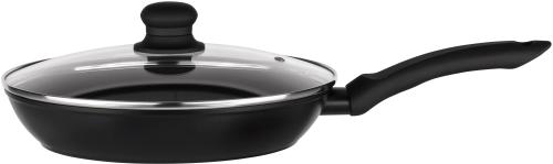Сковорідка Ardesto Gemini Gourmet Aosta AR1928GMP Black з кришкою 28 см