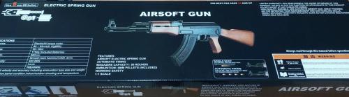 Іграшкова зброя Cyma CM47 страйкбольний автомат, на акумуляторі