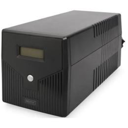 Джерело безперебійного живлення Digitus Line-Interactive 1500VA/900W LCD 4xSchuko RJ45 RS232 USB (DN-170075) Black