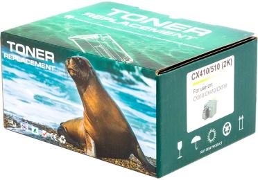 Картридж для принтера PowerPlant Lexmark CX310/CX410/CX510 YL (з чипом) (PP-TFL276Y)