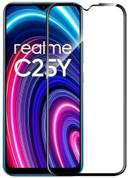 Захисне скло PowerPlant для Realme C25Y Black (GL601223)