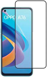 Захисне скло PowerPlant для OPPO A76 Black (GL601278)