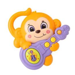 Брязкальце Limo Toy 855-59 Orange Мавпа