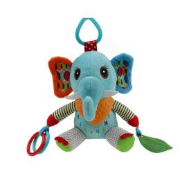 Брязкальце Bambi WD210260 з прорізувачем (Слон)