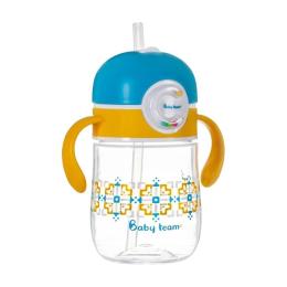Поїльник Baby Team Tritan 300 мл з силіконовою трубочкою (5040)