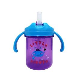 Поїльник Mega Zayka Little pirate MGZ-0335 Deep Blue з трубочкою 280 мл