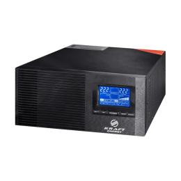 Джерело безперебійного живлення Kraft KRF-AVR1200VA/1КW-12V Black (42-00093)
