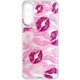 Чохол-накладка EpiK TPU Clear Joy для Motorola Moto G06 Kissing Pattern