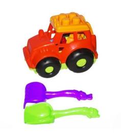 Набір для пісочниці Colorplast 0206 Red Трактор Коник