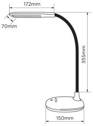 Настільна лампа ELM Jumbo White 7 W IP20 4000 K (27-0001)
