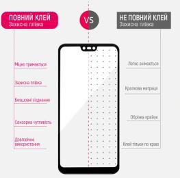 Захисне скло ColorWay 9H FC Glue для Apple iPhone 14/iPhone 16e/17e Black (CW-GSFGAI14-BK)