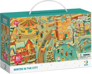 Пазл DoDo 300352 Зима у містечку 80 ел
