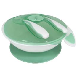 Тарілка для годування Mega Zayka MGZ-0109 Mint 350 мл