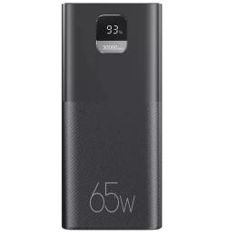 Зовнішній портативний акумулятор USAMS PB68 30000mAh Black QC3.0 + PD Fast Charge 65W