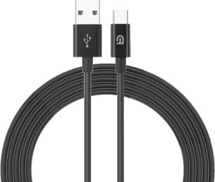 Дата-кабель ArmorStandart AMD718B USB-C (тато) - USB (тато) 1 м Black (ARM64291)