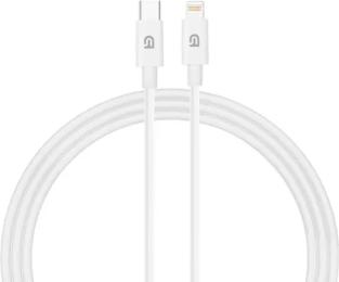Дата-кабель ArmorStandart AMQGJ2L Lightning (тато) - USB-C (тато) 1.2 м White (ARM64296)