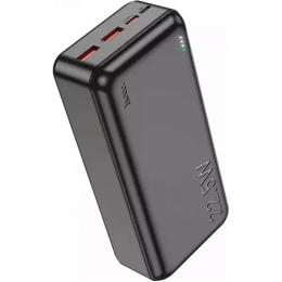 Зовнішній портативний акумулятор Hoco J101B Astute 30000mAh Black 22.5W (Вживаний)