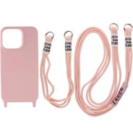 Чохол-накладка EpiK TPU two straps California для iPhone 13 Pro Max Pink Sand