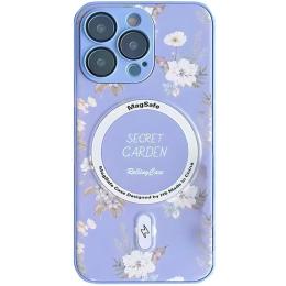 Чохол-накладка EpiK Secret Garden with MagSafe для Apple iPhone 15 Pro Max Lilac