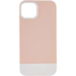 Чохол-накладка EpiK Bichromatic для iPhone 13 Gray-beige+White