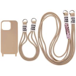Чохол-накладка EpiK TPU two straps California для iPhone 13 Pro Max Beige