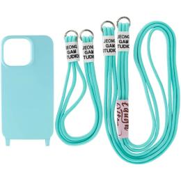 Чохол-накладка EpiK TPU two straps California для iPhone 13 Pro Max Marine Green