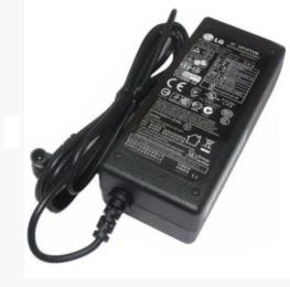 Блок живлення для ноутбука Merlion LG 19V YT-BPLG25-6,5*4,4 Black