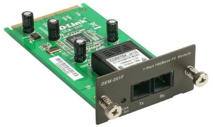 Модуль для світчу D-Link DES-3018/3026 1 порт 100Base-FX (DEM-201F)