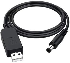Кабель живлення для роутера ArmorStandart USB - DC 5.5x2.1 12В 0.8 м Black (ARM65663)