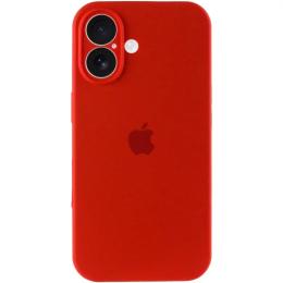 Чохол-накладка EpiK Silicone Case Full Camera Protective (AA) для Apple iPhone 16 (6.1) Red