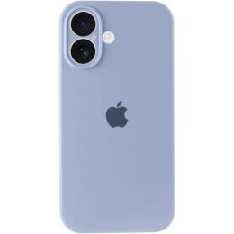 Чохол-накладка EpiK Silicone Case Full Camera Protective (AA) для Apple iPhone 16 (6.1) Lilac Blue